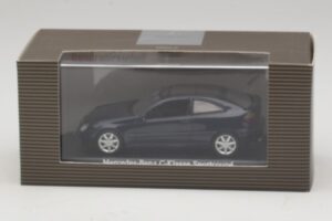 Mercedes C-Class Sportscoupe CL203 Blue Metallic Bundespressball Minichamps 1:43 MB010 Diecast – 5. kép a 5-ből