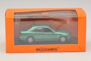 Mercedes C-Class W202 Zöld Metál Maxichamps 1:43 940037061 Fém – 5. kép a 5-ből
