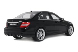 Mercedes C63 AMG W204 Brabus B63S Obsidian Black GT Spirit 1:18 GT582 Gyanta – 2. kép a 5-ből