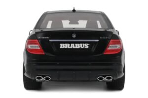 Mercedes C63 AMG W204 Brabus B63S Obsidian Black GT Spirit 1:18 GT582 Gyanta – 5. kép a 5-ből