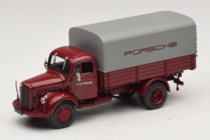 Mercedes L3500 Platós Porsche Minichamps 1:43 439350027 Fém