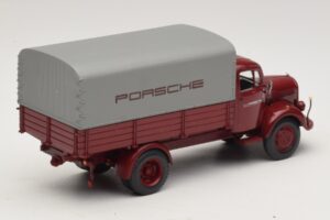 Mercedes L3500 Platós Porsche Minichamps 1:43 439350027 Fém – 2. kép a 7-ből
