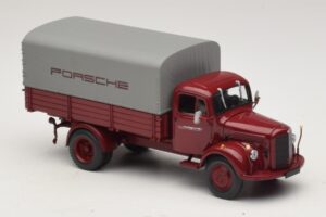 Mercedes L3500 Platós Porsche Minichamps 1:43 439350027 Fém – 4. kép a 7-ből