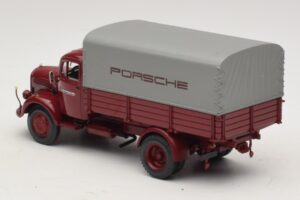 Mercedes L3500 Platós Porsche Minichamps 1:43 439350027 Fém – 5. kép a 7-ből