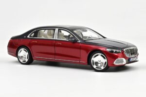Mercedes Maybach S680 Z223 Nautical Blue & Patagonia Red Norev 1:18 183919 Fém