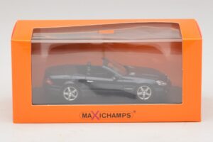 Mercedes SL R230 Kék Metál Maxichamps 1:43 940037531 Fém – 5. kép a 5-ből