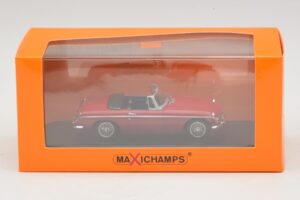 MG MGB Mk1 Piros Maxichamps 1:43 940131030 Diecast – 5. kép a 5-ből