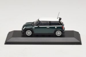 Mini Cooper One R50 Aero Green Fehér Tetővel Minichamps 1:43 MINI011 Diecast