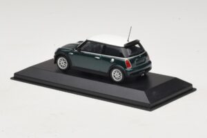 Mini Cooper One R50 Aero Green Fehér Tetővel Minichamps 1:43 MINI011 Diecast – 3. kép a 5-ből