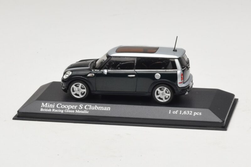 Mini Cooper S Clubman R55 Zöld Ezüst Minichamps 1:43 431138670 Diecast