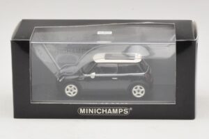 Mini Cooper S R53 Sötétzöld Panorámatetővel Minichamps 1:43 MINI015 Diecast – 4. kép a 4-ből