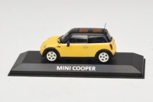 Mini Cooper S R53 Sárga Fekete Tetővel Minichamps 1:43 MINI031 Diecast