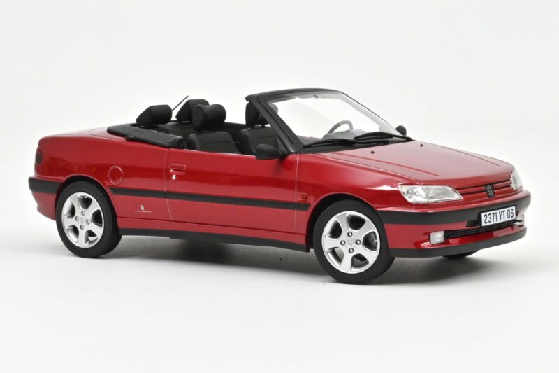 Peugeot 306 Kabrió Diablo Red Norev 1:18 184930 Fém