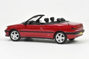 Peugeot 306 Kabrió Diablo Red Norev 1:18 184930 Fém – 2. kép a 2-ből