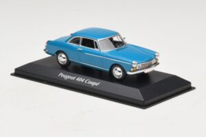 Peugeot 404 Kupé Kék Maxichamps 1:43 940112921 Fém – 3. kép a 5-ből
