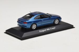 Peugeot 406 Kupé Kék Metál Maxichamps 1:43 940112620 Fém – 2. kép a 5-ből