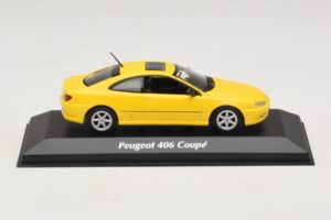 Peugeot 406 Kupé Sárga Maxichamps 1:43 940112621 Diecast