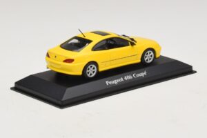 Peugeot 406 Kupé Sárga Maxichamps 1:43 940112621 Diecast – 2. kép a 5-ből