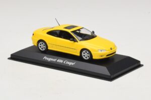 Peugeot 406 Kupé Sárga Maxichamps 1:43 940112621 Diecast – 3. kép a 5-ből