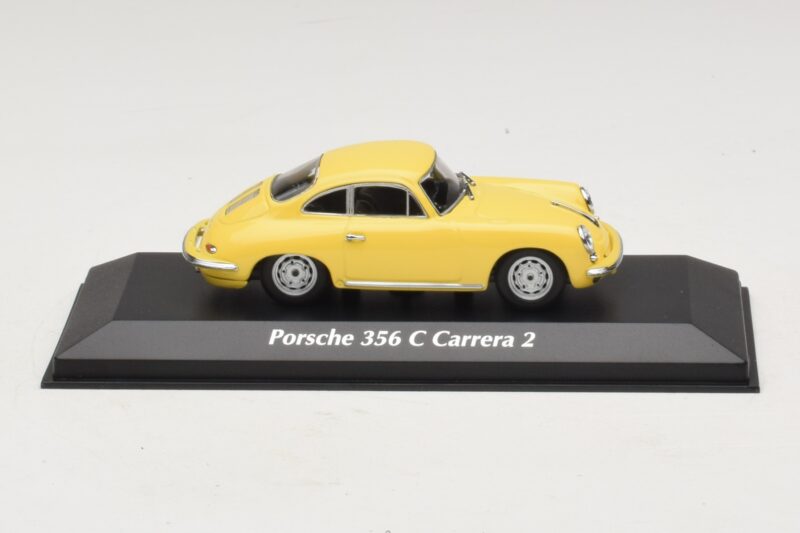Porsche 356C Carrera 2 Sárga Maxichamps 1:43 940062361 Fém