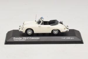 Porsche 356C Kabrió Polizei Dusseldorf Minichamps 1:43 430062391 Fém