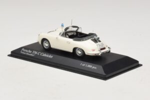 Porsche 356C Kabrió Polizei Dusseldorf Minichamps 1:43 430062391 Fém – 3. kép a 5-ből