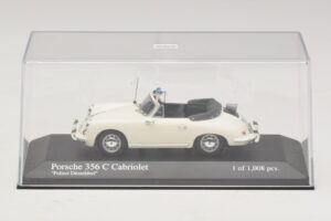 Porsche 356C Kabrió Polizei Dusseldorf Minichamps 1:43 430062391 Fém – 4. kép a 5-ből