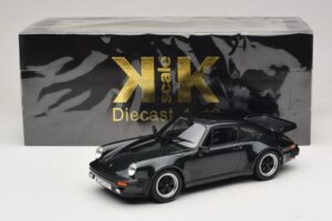 Porsche 911 930 Turbo 3.3 Sötétzöld Metál KK-Scale 1:18 KKDC181441 Fém – 6. kép a 6-ből