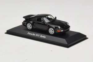 Porsche 911 964 Turbo Fekete Maxichamps 1:43 940069101 Fém – 3. kép a 5-ből