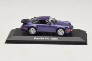 Porsche 911 964 Turbo Lila Metál Maxichamps 1:43 940069100 Fém