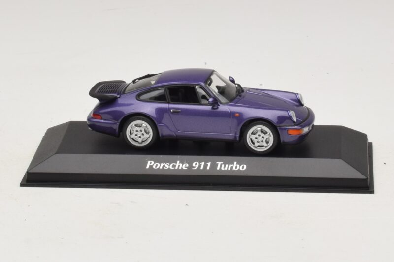 Porsche 911 964 Turbo Lila Metál Maxichamps 1:43 940069100 Fém