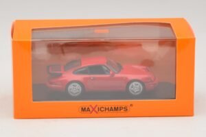 Porsche 911 964 Turbo Piros Maxichamps 1:43 940069102 Fém – 5. kép a 5-ből