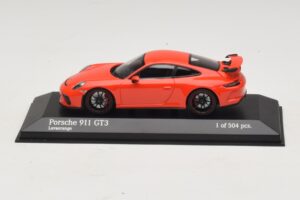 Porsche 911 991.1 GT3 Narancssárga Minichamps 1:43 410066024 Fém