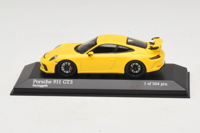 Porsche 911 991.1 GT3 Sárga Minichamps 1:43 410066020 Fém
