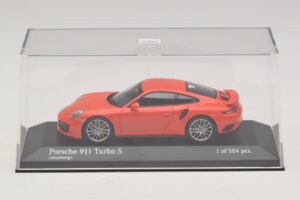 Porsche 911 991.1 Turbo S Narancssárga Minichamps 1:43 410067171 Fém – 4. kép a 5-ből