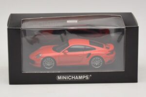 Porsche 911 991.1 Turbo S Narancssárga Minichamps 1:43 410067171 Fém – 5. kép a 5-ből