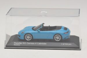 Porsche 911 991.2 Carrera 4 Kabrió Kék Minichamps 1:43 410067232 Fém – 4. kép a 5-ből
