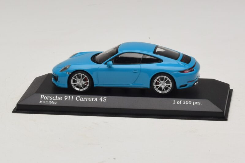 Porsche 911 991.2 Carrera 4S Kék Minichamps 1:43 410067242 Fém