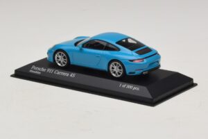 Porsche 911 991.2 Carrera 4S Kék Minichamps 1:43 410067242 Fém – 3. kép a 5-ből
