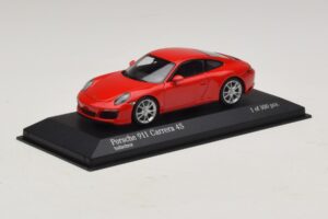 Porsche 911 991.2 Carrera 4S Piros Minichamps 1:43 410067240 Fém – 2. kép a 5-ből