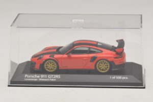 Porsche 911 991.2 GT2 RS Weissach Package Narancssárga Minichamps 1:43 410067224 Fém – 4. kép a 5-ből