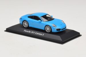 Porsche 911 991 Carrera S Kék Maxichamps 1:43 940060220 Fém – 3. kép a 5-ből