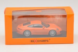 Porsche 911 991 Carrera S Narancssárga Maxichamps 1:43 940060221 Fém – 5. kép a 5-ből