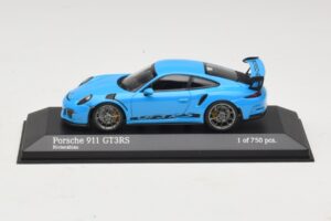Porsche 911 991 GT3 RS Kék Minichamps 1:43 410063222 Fém