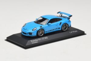 Porsche 911 991 GT3 RS Kék Minichamps 1:43 410063222 Fém – 2. kép a 5-ből