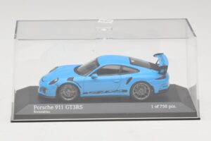 Porsche 911 991 GT3 RS Kék Minichamps 1:43 410063222 Fém – 4. kép a 5-ből