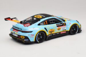 Porsche 911 992 Rally GT #1 C. Cherain / D. Withers Rallye de Wallonie 2025 IXO 1:18 18RMC254 Fém – 2. kép a 6-ből