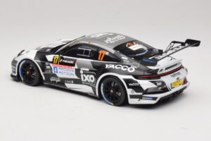 Porsche 911 992 Rally GT #17 C. De Cecco / J. Humblet Rallye de Wallonie 2025 IXO 1:18 18RMC255 Fém – 5. kép a 6-ből