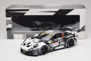 Porsche 911 992 Rally GT #17 C. De Cecco / J. Humblet Rallye de Wallonie 2025 IXO 1:18 18RMC255 Fém – 6. kép a 6-ből