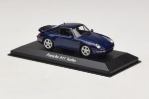 Porsche 911 993 Turbo Blue Metallic Maxichamps 1:43 940069201 Fém – 3. kép a 5-ből